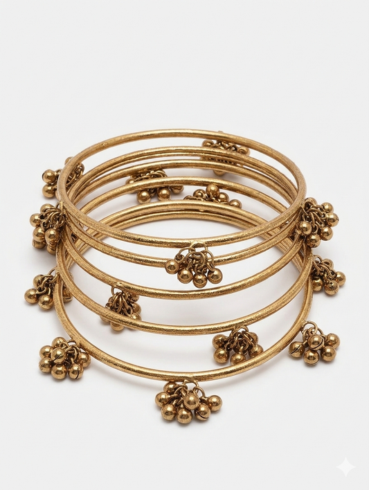 Orginal Kashimir Gunghoro Bangles (Set Of 4 Pc)