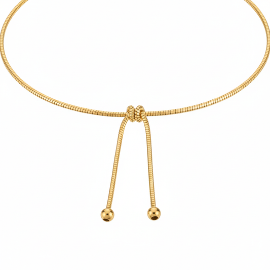 Luminous Knot Snake Chain Anklet