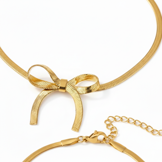 Bow Ribbon Anklet