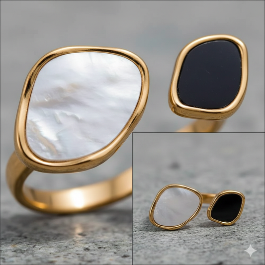 Organic Duo Open Ring