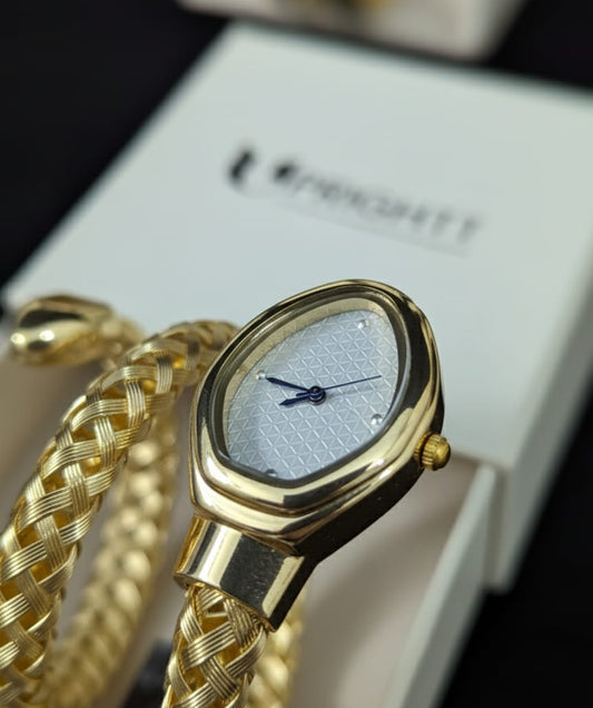 Serpent Goddess Coiled Bangle