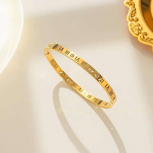Roman Numeral Bangle