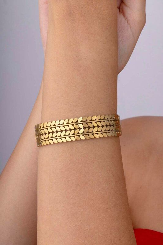 Vine Leaf Statement Cuff