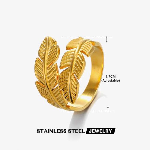 Tropical Leaf Bypass Ring