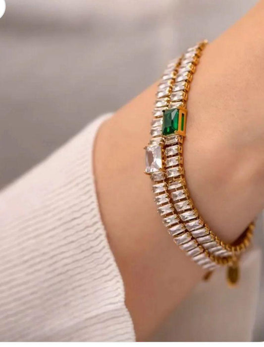 Glam Tennis Bracelet