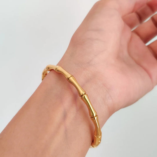 Bamboo Texture Bangle