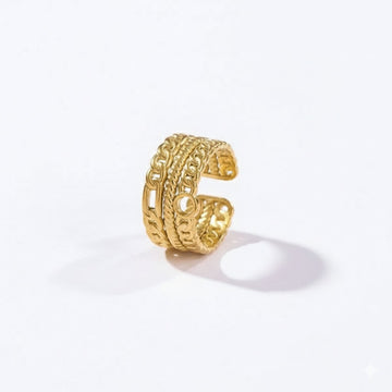 Rose Gold Clover Eternity Ring