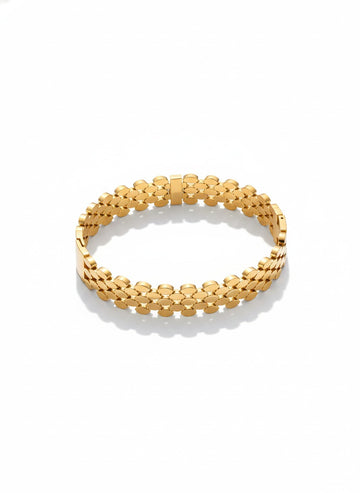 Forged Fire Damascus Steel Bangle