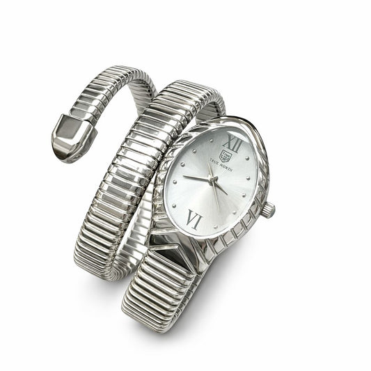 Serpenti-Inspired Spiral Wrap Watch