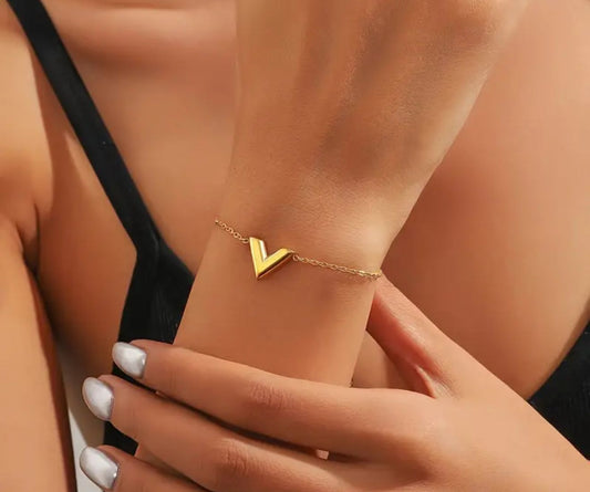 V-Shape Signature Bracelet