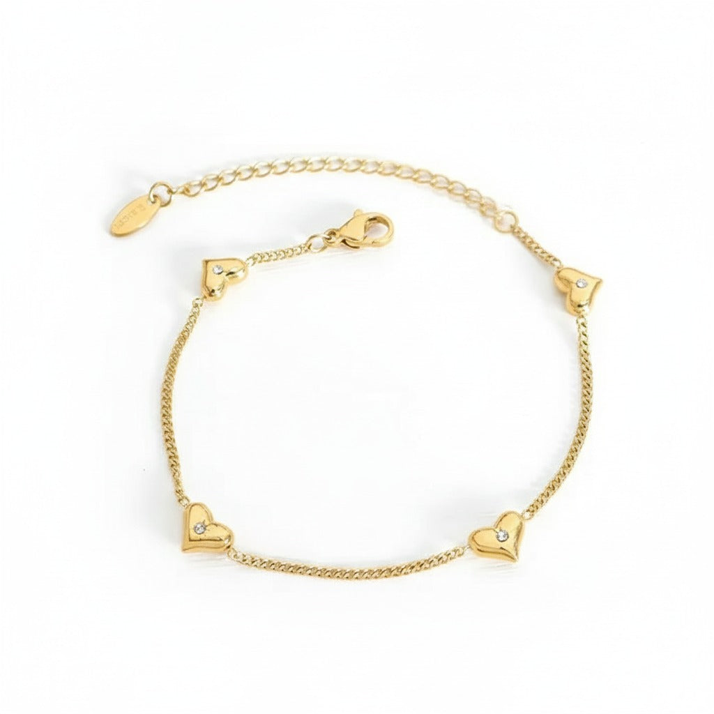 Stainless Heart Bracelet