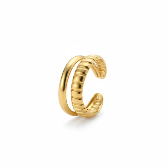 Dual-Layer Textured Ring