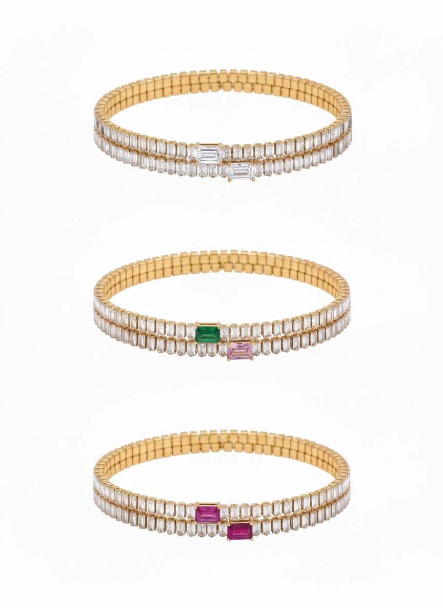 Glam Tennis Bracelet