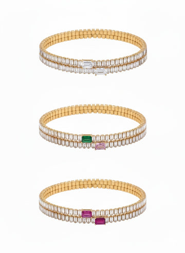 Glam Tennis Bracelet