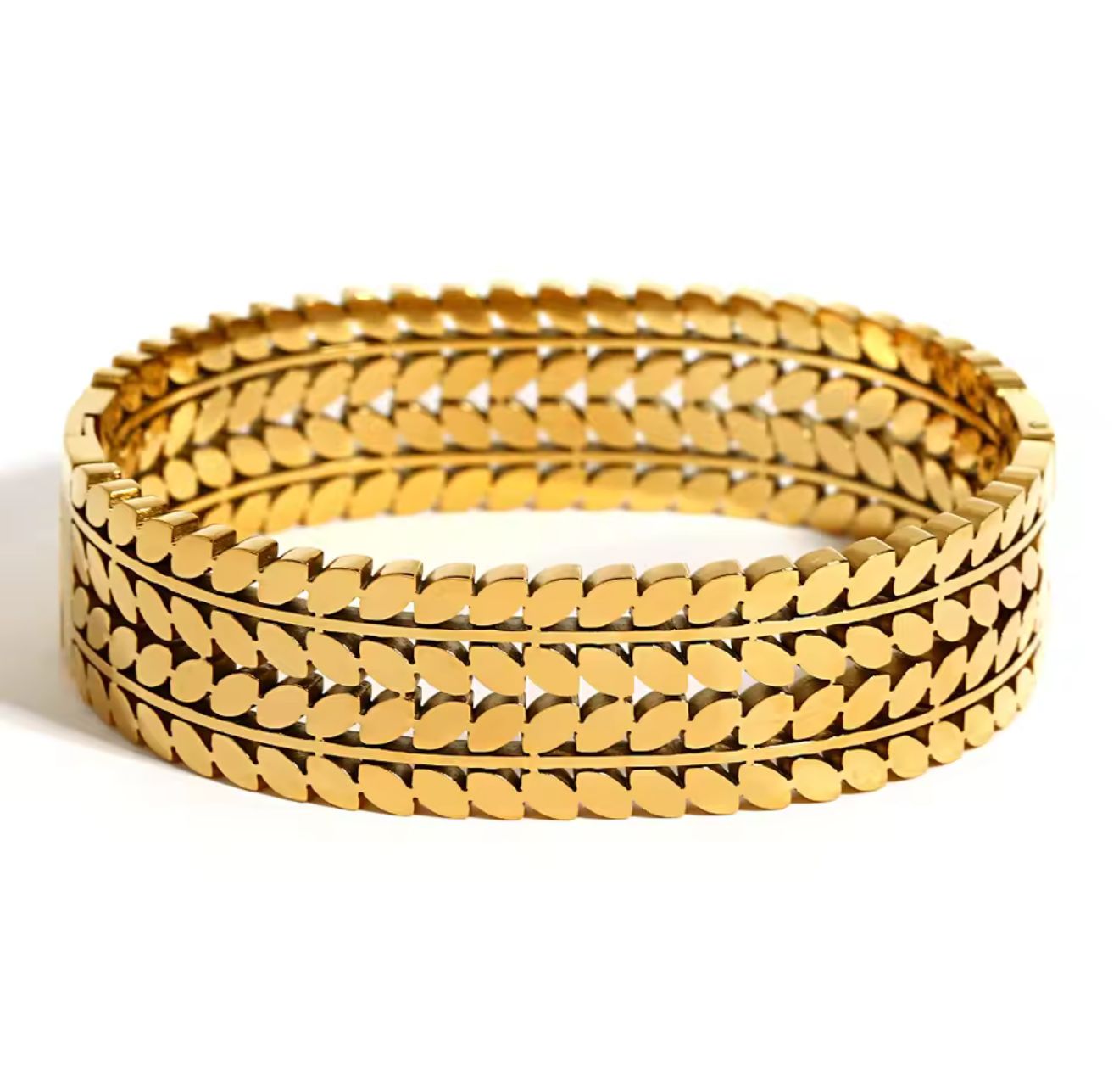 Vine Leaf Statement Cuff