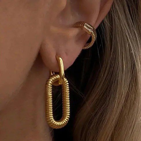 Link Hoop Earrings
