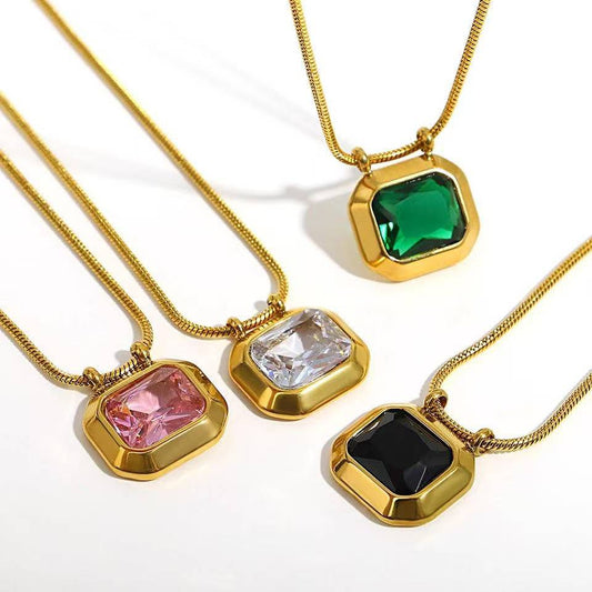 Gemstone Pendant Necklace