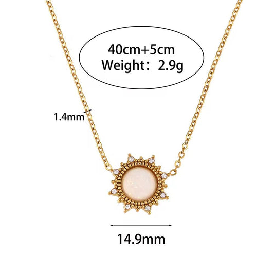 Sunburst Opal Jewelry Set