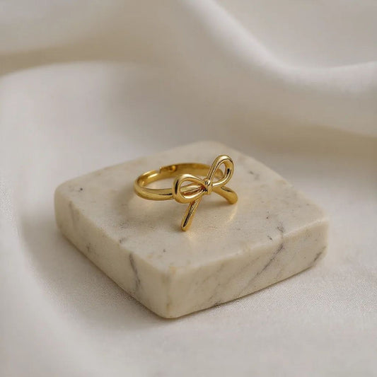 Bow Adjustable Ring