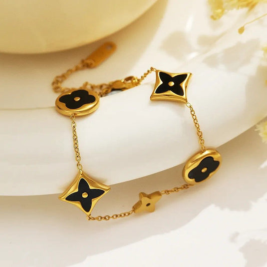 Vintage Clover Station Bracelet